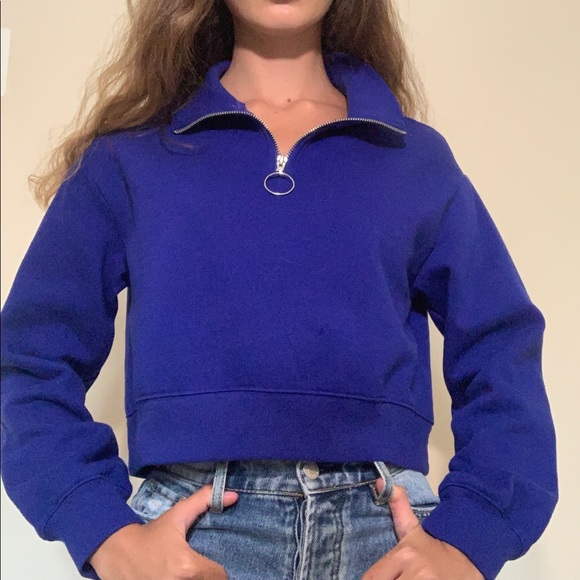 half zip sweatshirt h&m